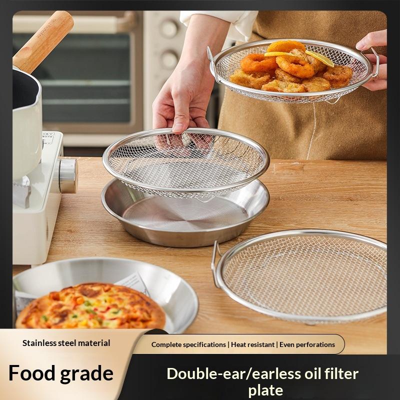 Commercial Kitchen Oil Filter - Stainless Steel Filter Tray 1Pack Reusable