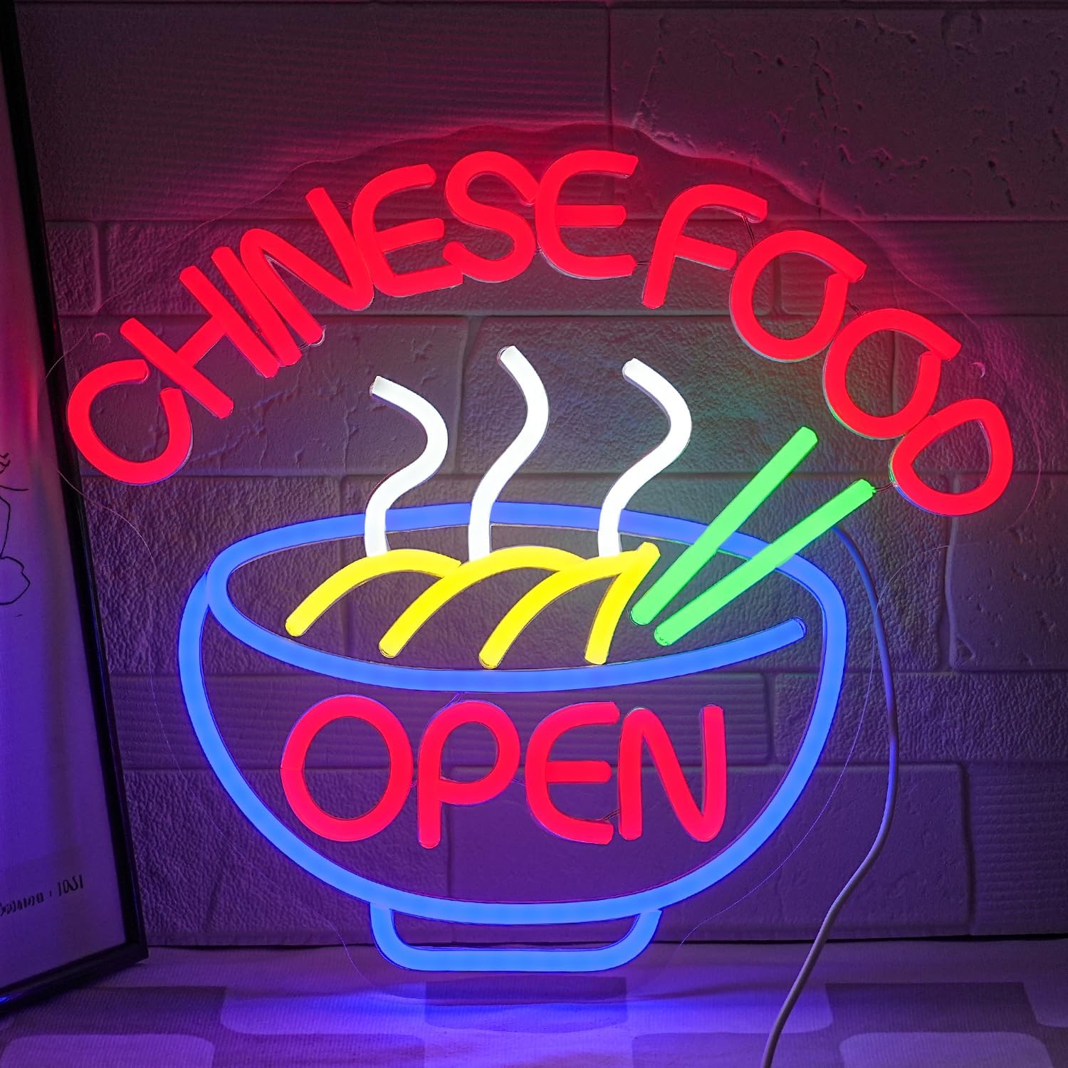Commercial Kitchen Store - CHINESE FOOD Neon Sign Ramen Neon