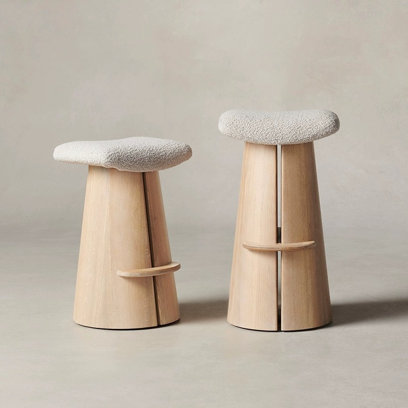 Commercial Kitchen Designer - Nordic Luxury Solid Wood Bar Chair