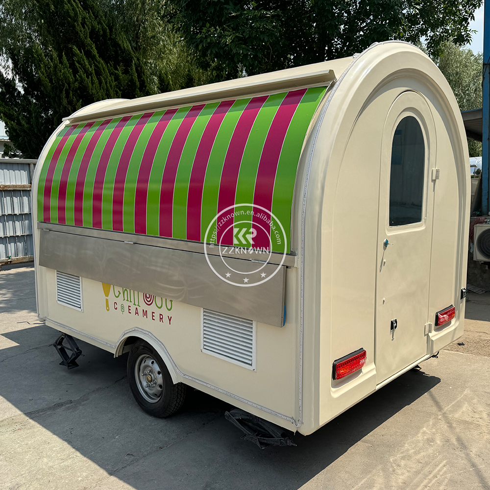 Commercial Kitchen Layouts - Street BBQ Fast Food Pizza Trailer