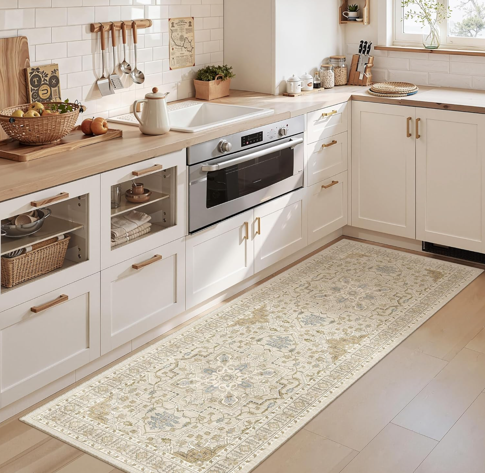 Commercial Kitchen Floor - Multi-scene Long Runner Rug Non-slip Waterproof