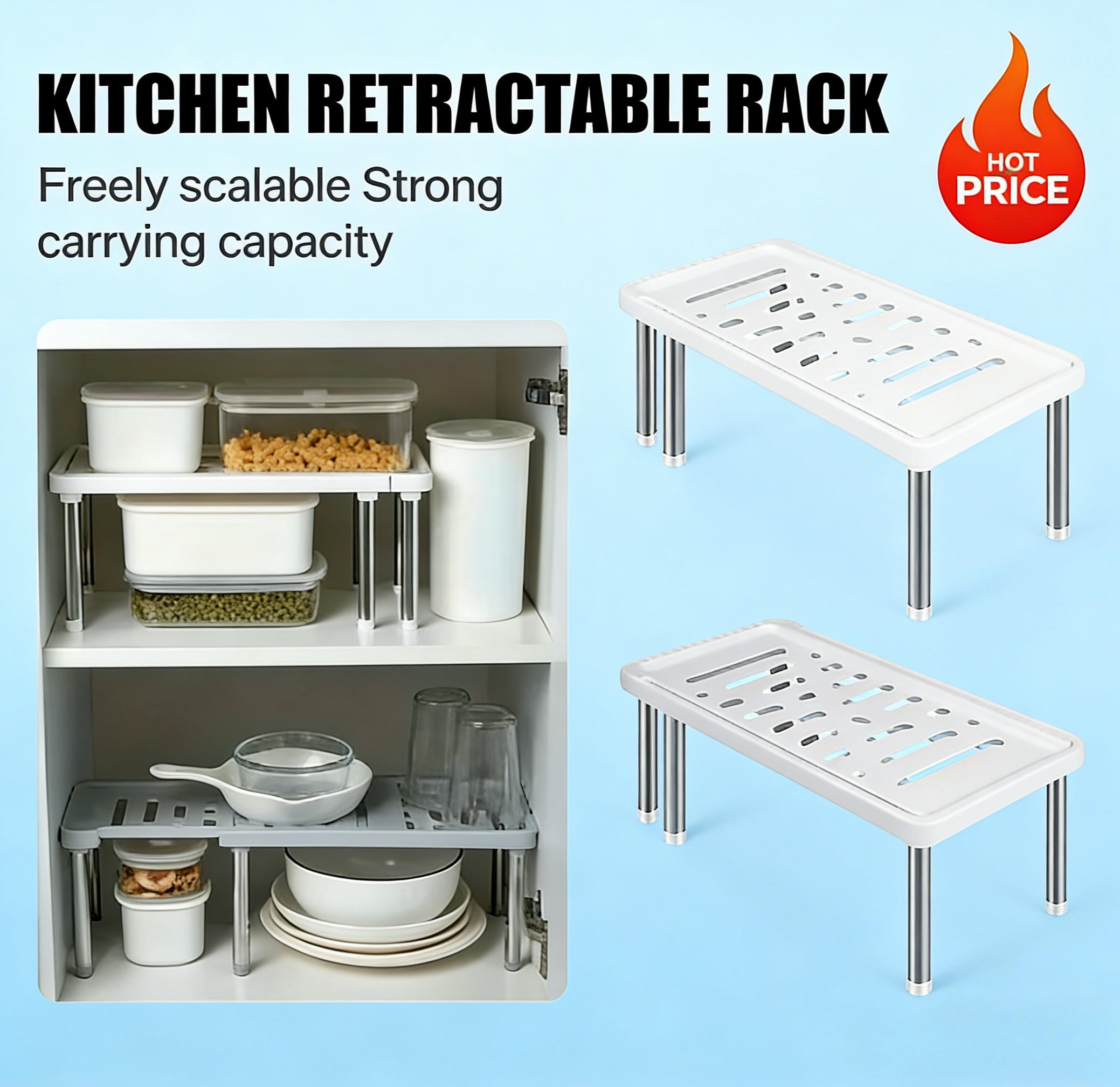 Commercial Kitchen Shed - Scalable One Piece Multifunctional Storage Rack