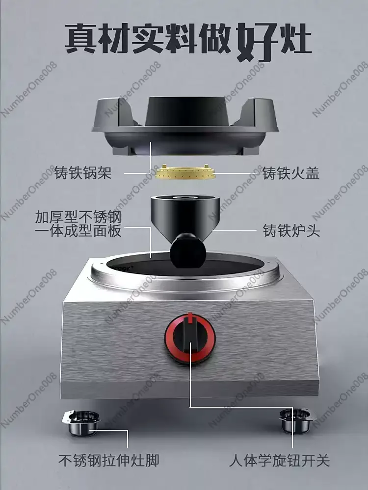 Range Commercial Kitchen - Kitchen Single Gas Stove Household Gas