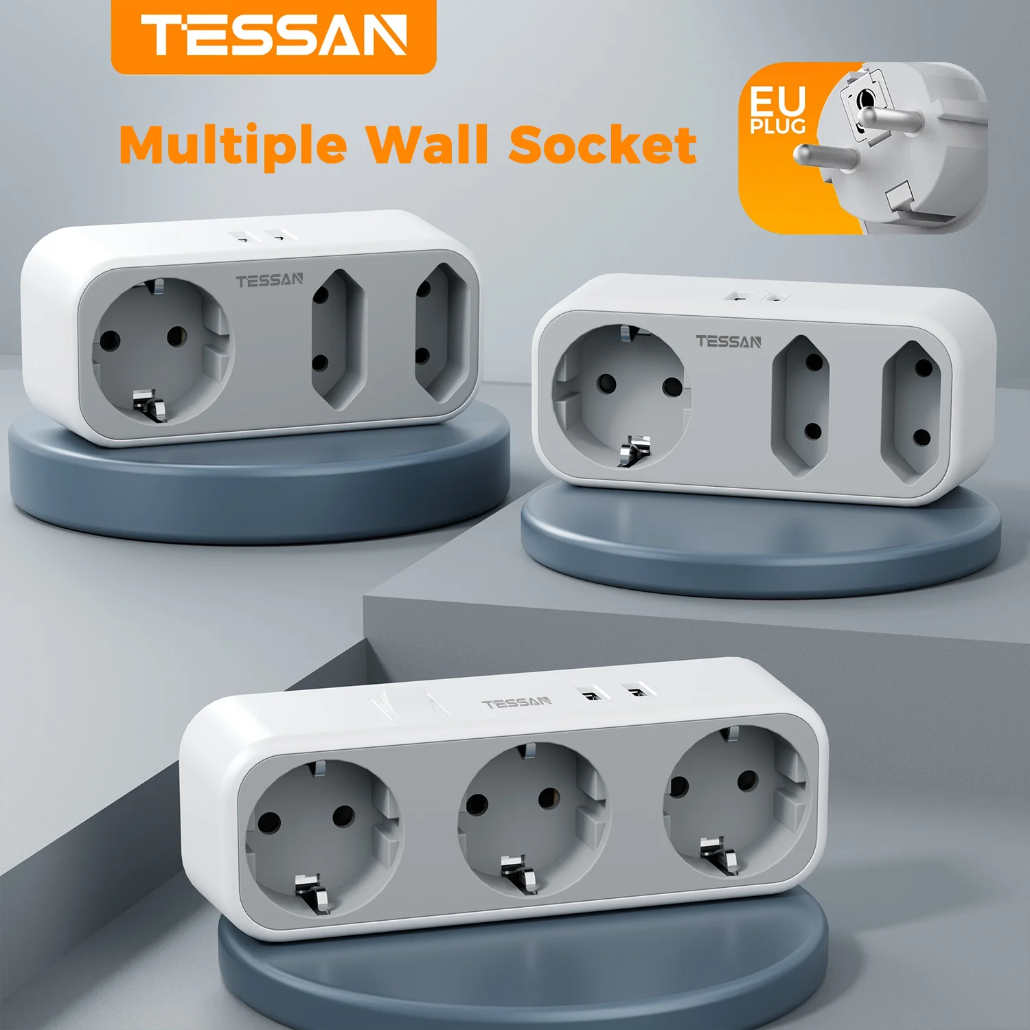 Commercial Kitchen In Residential Home - TESSAN 3600W Compact Wall Socket with