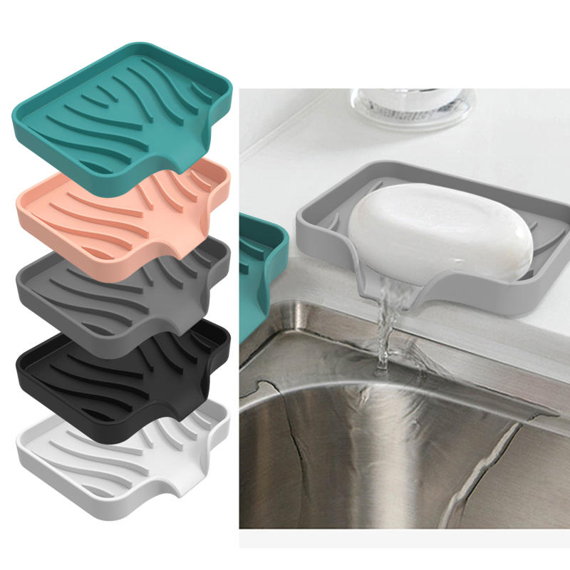 Commercial Kitchen Shed - Sink Silicone Tray With drain Soap