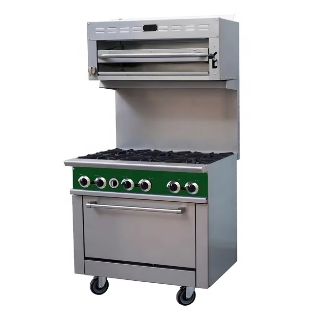 Range Commercial Kitchen - Gas Stove Perfex Gas 6 Burner