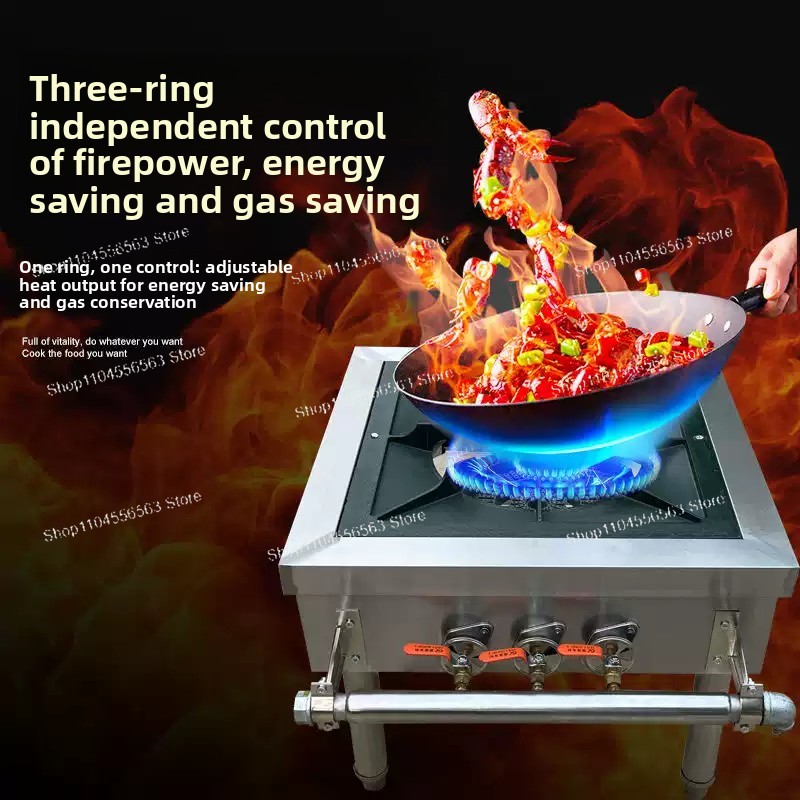 New Commercial-Grade Gas Stove - Range Commercial Kitchen avaliação e preço