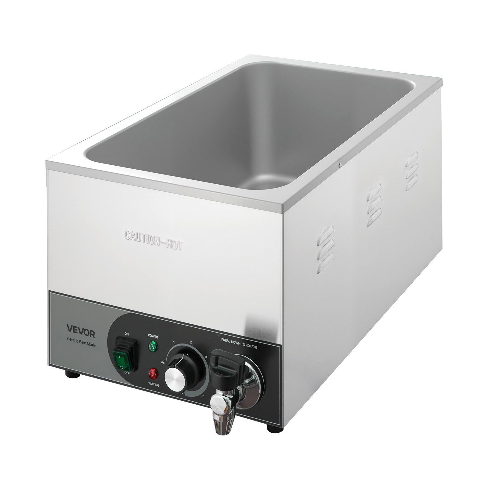 Commercial Food Warmer, 1200W  - Bain Marie Food Warmer avaliação e preço