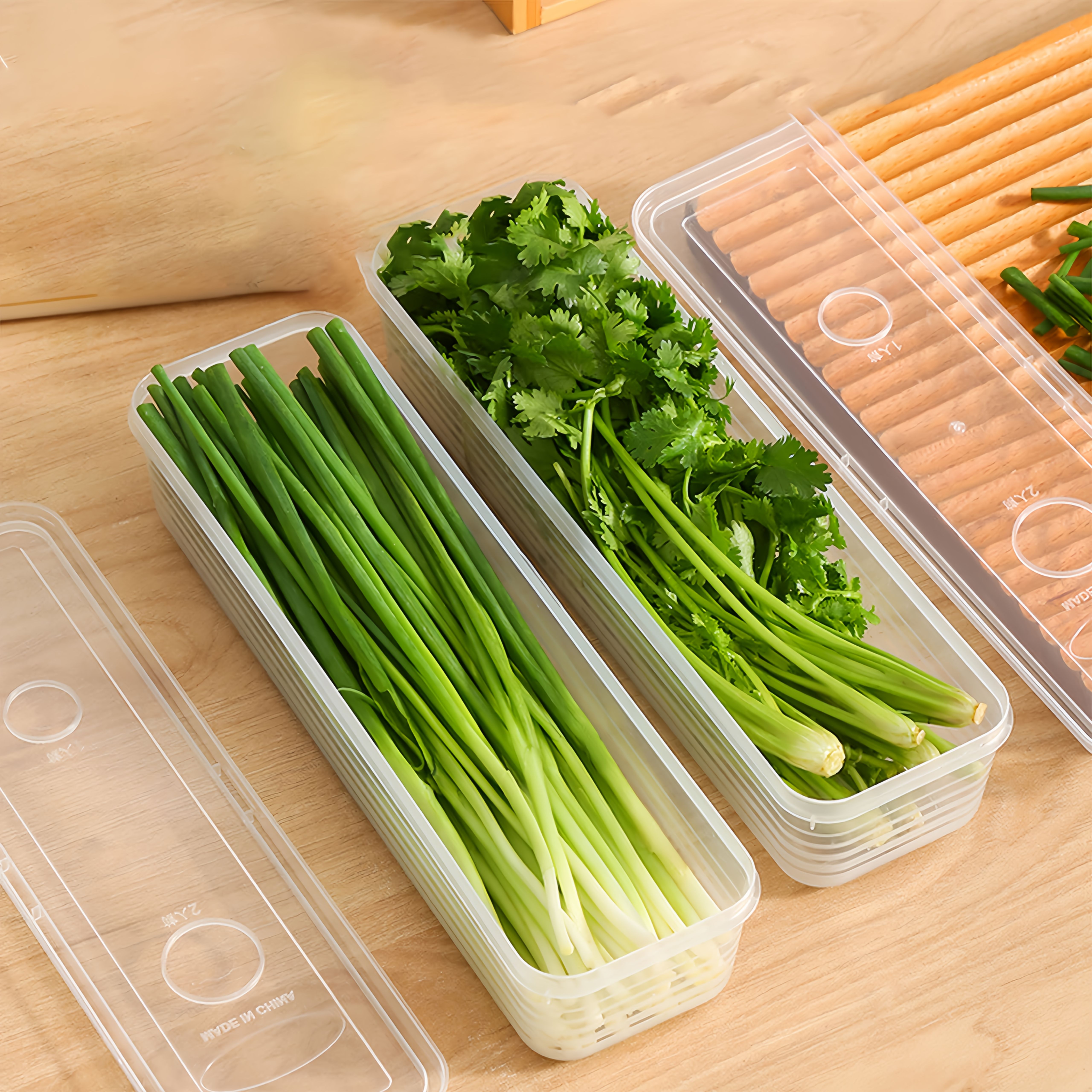 2/4/6pcs Food Vegetable Storag - Commercial Kitchen Shed avaliação e preço