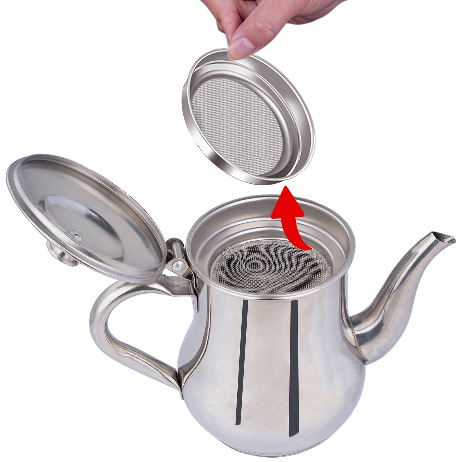 1PC Stainless Steel Oil Pot Ho - Commercial Kitchen Oil Filter avaliação e preço
