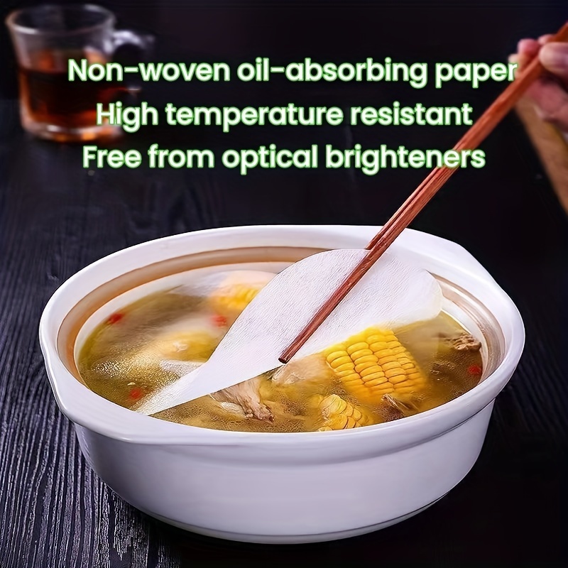 50pcs Oil Absorbing Paper for  - Commercial Kitchen Oil Filter avaliação e preço