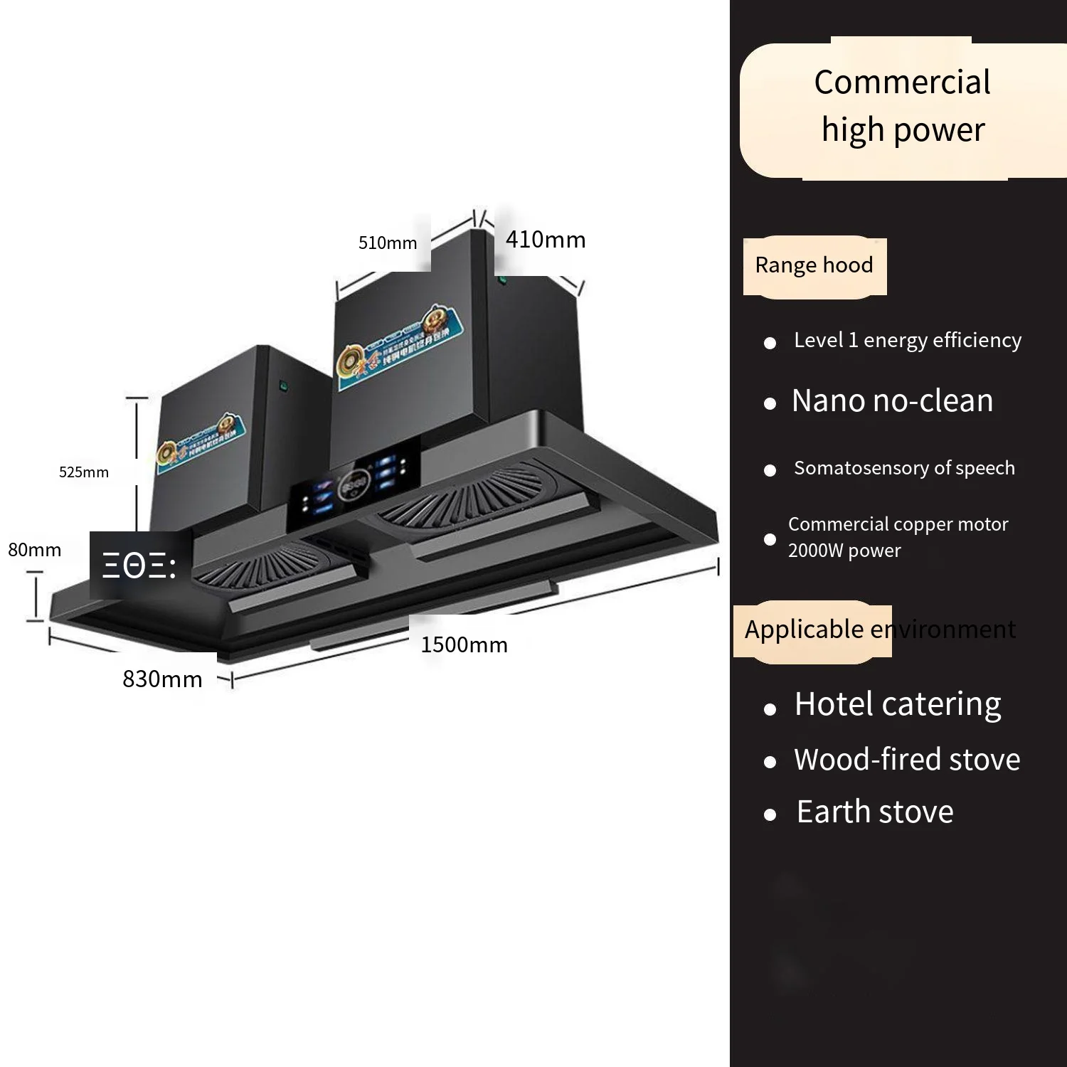 -for OEM  Hood Household Comme - Range Commercial Kitchen avaliação e preço