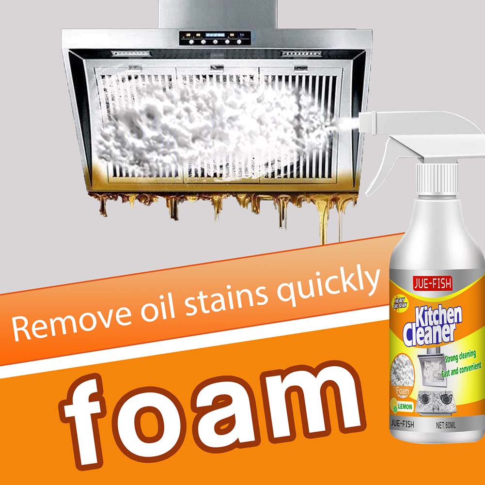 60ml Foam Cleaner Kitchen Grea - Commercial Kitchen Grease Cleaner avaliação e preço