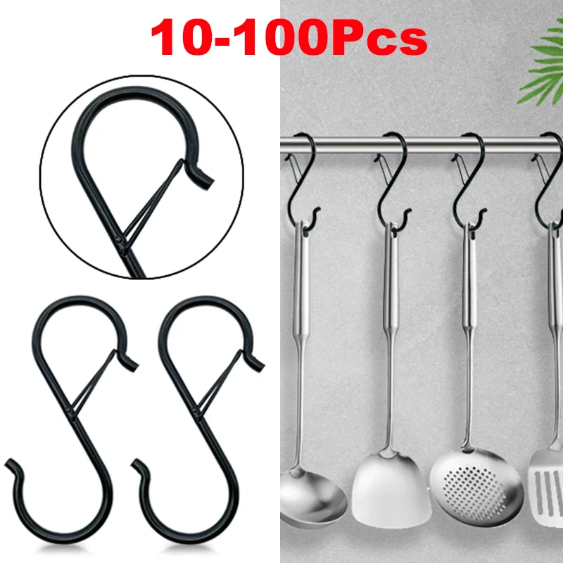 10 /100pcs Metal Hanging Hooks - Commercial Kitchen Shed avaliação e preço