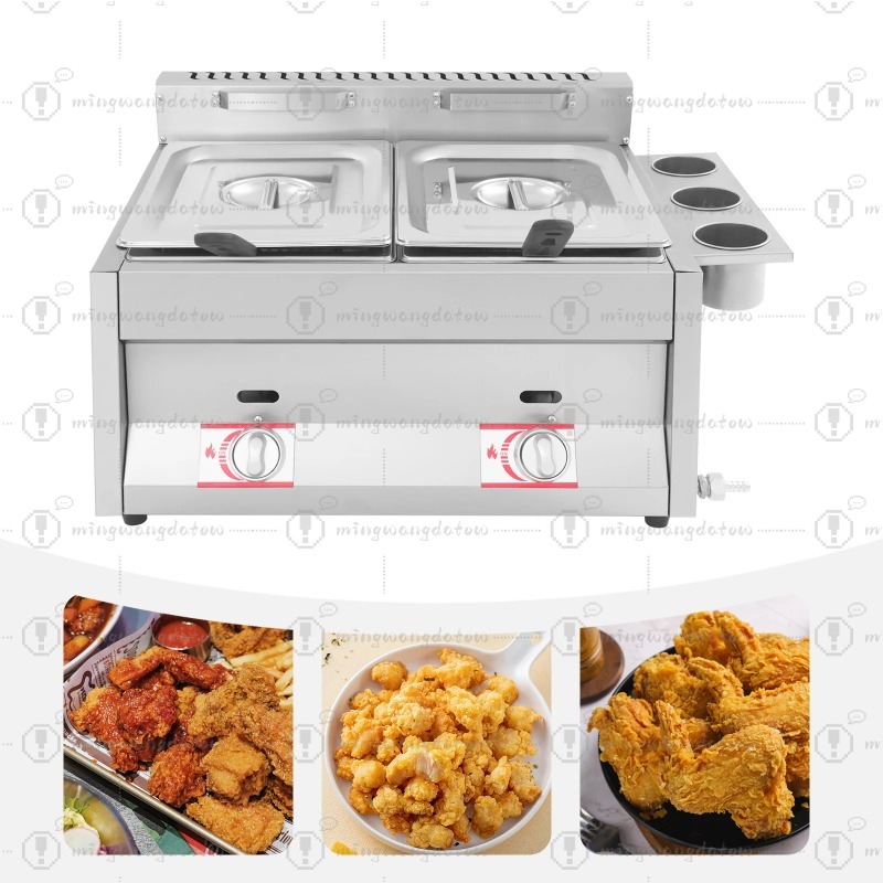 NEW Commercial Gas Deep Fryer  - Commercial Kitchen Warmer avaliação e preço