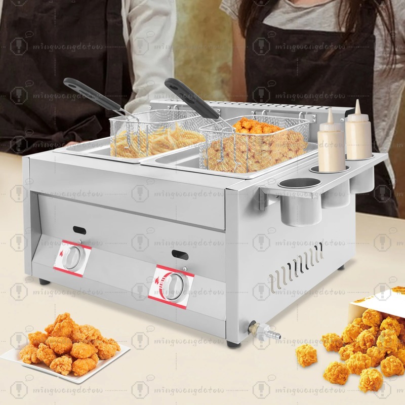 NEW Commercial Gas Deep Fryer  - Commercial Kitchen Warmer avaliação e preço