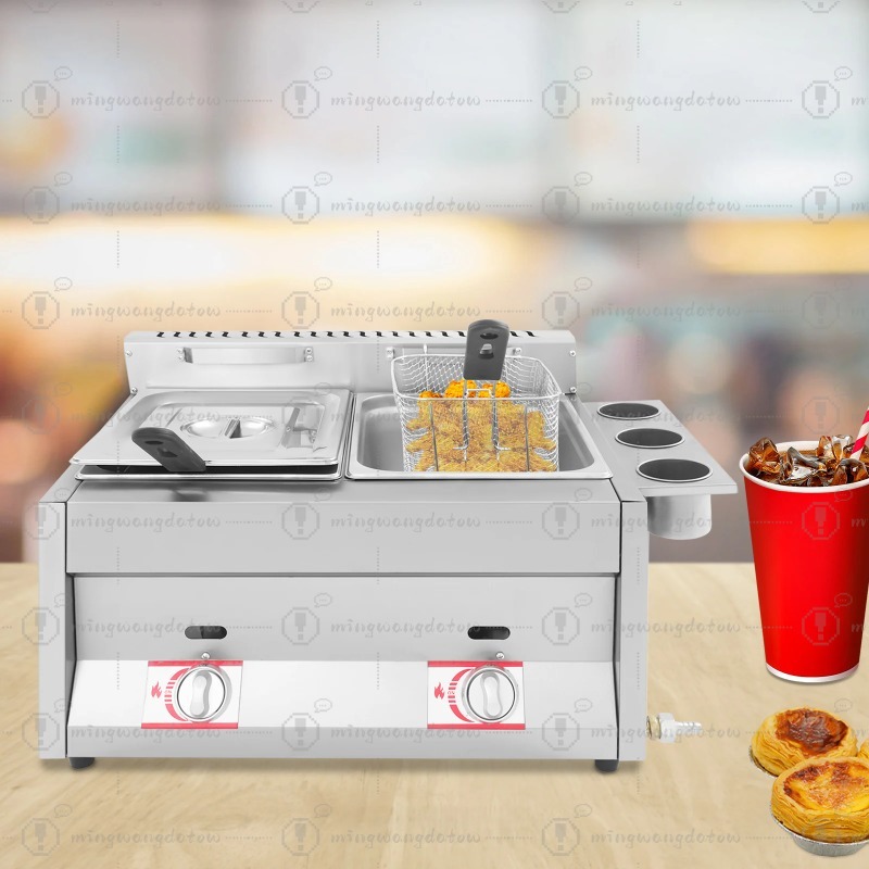 NEW Commercial Gas Deep Fryer  - Commercial Kitchen Warmer avaliação e preço