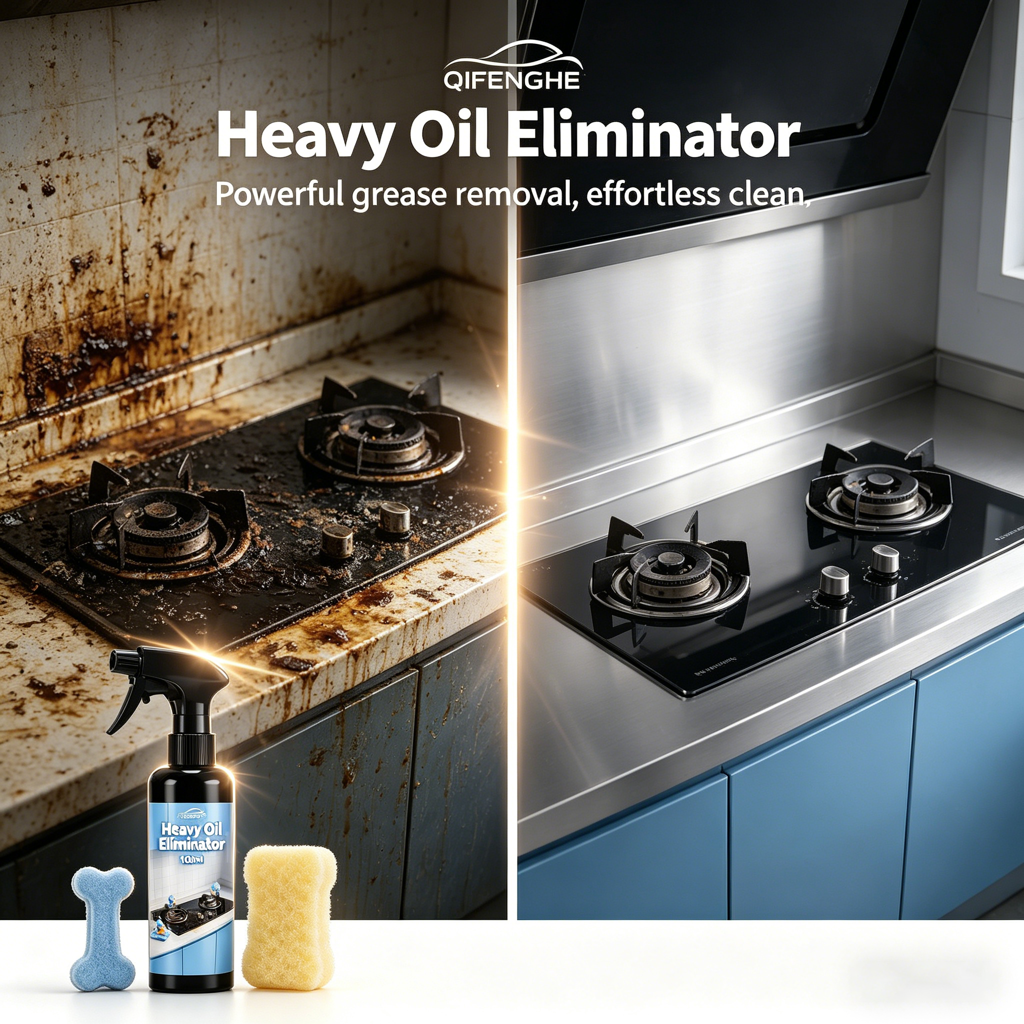 100ML Kitchen Heavy Oil Elimin - Commercial Kitchen Grease Cleaner avaliação e preço