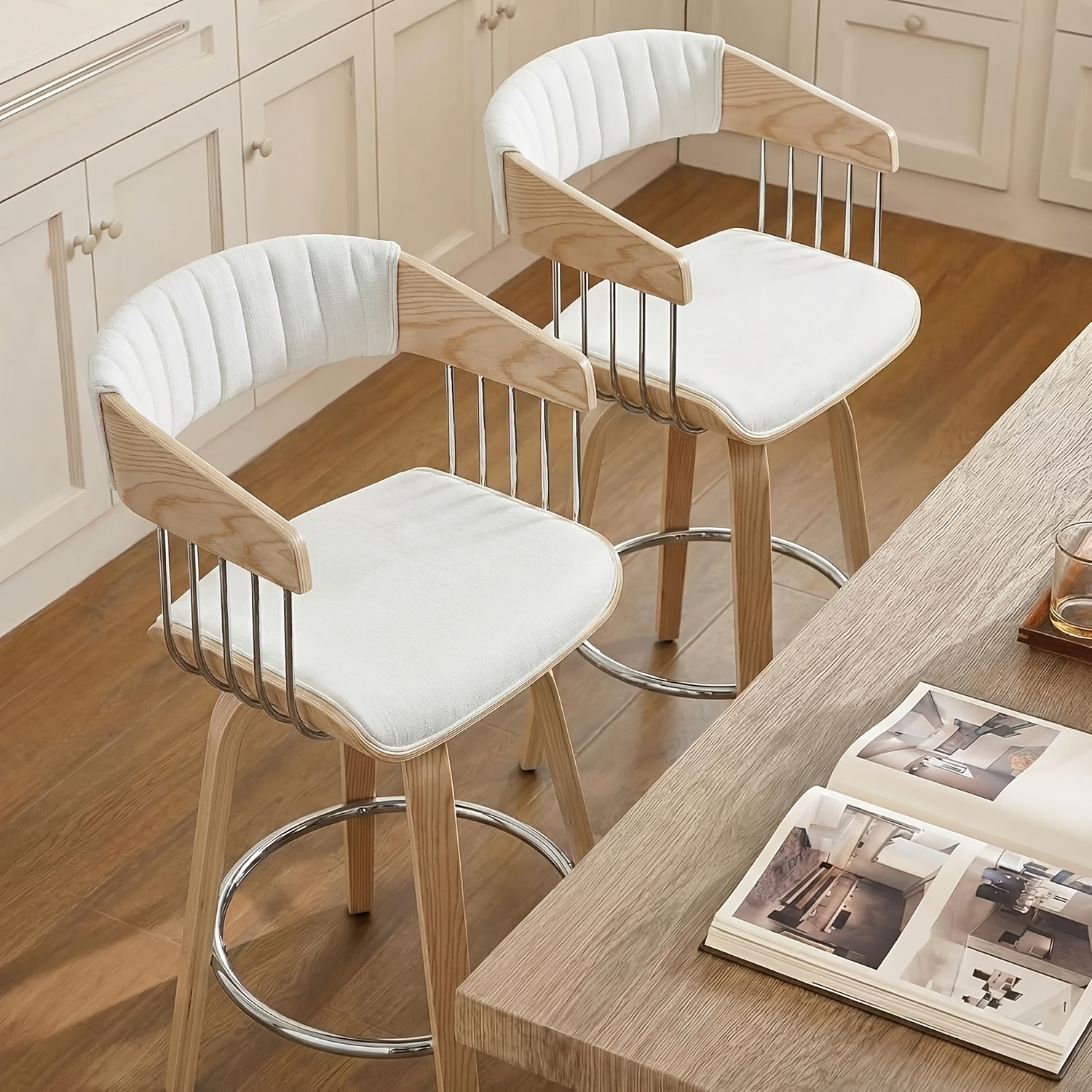 Set of 2 Swivel Bar Stools Stu - Commercial Kitchen Designer avaliação e preço
