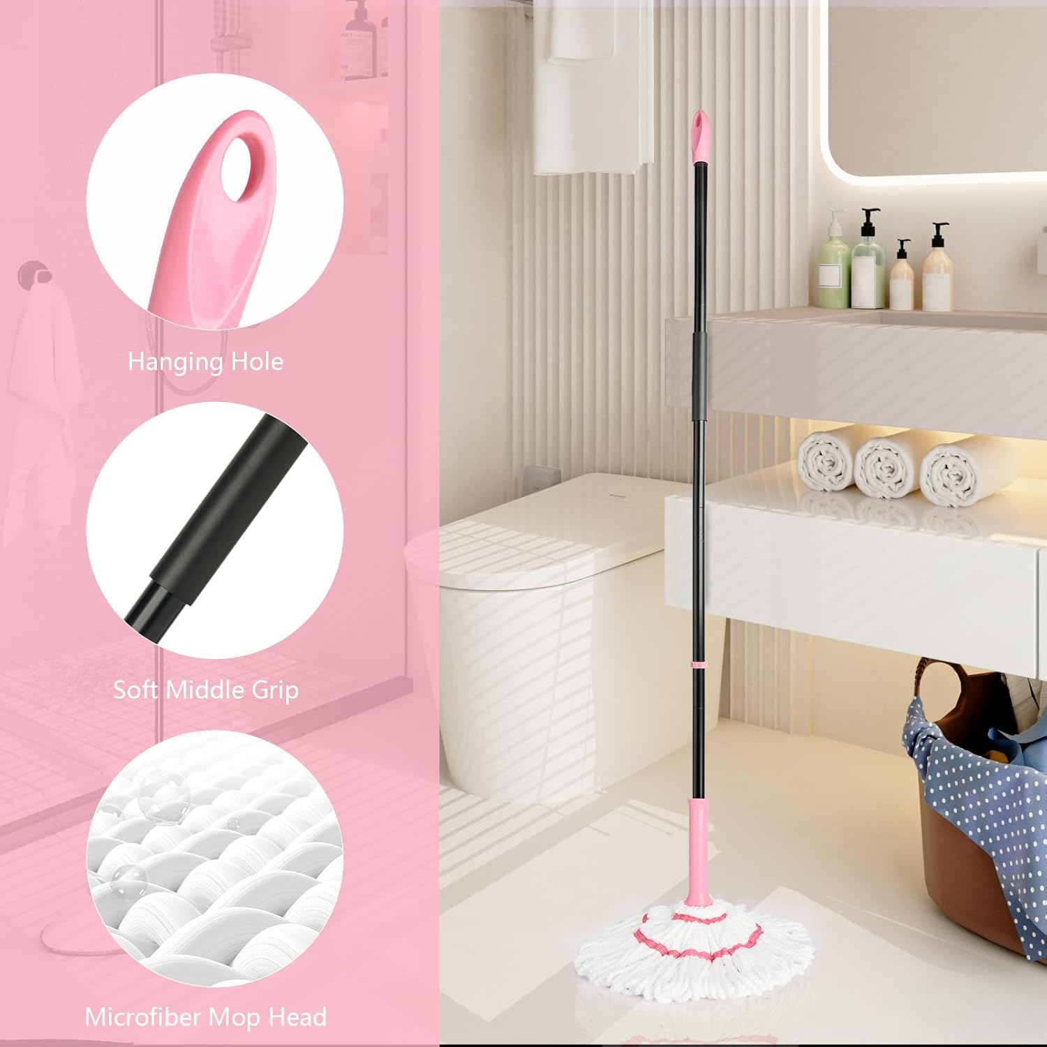 Self-Wringing Twist Mop for Fl - Commercial Kitchen Floor avaliação e preço
