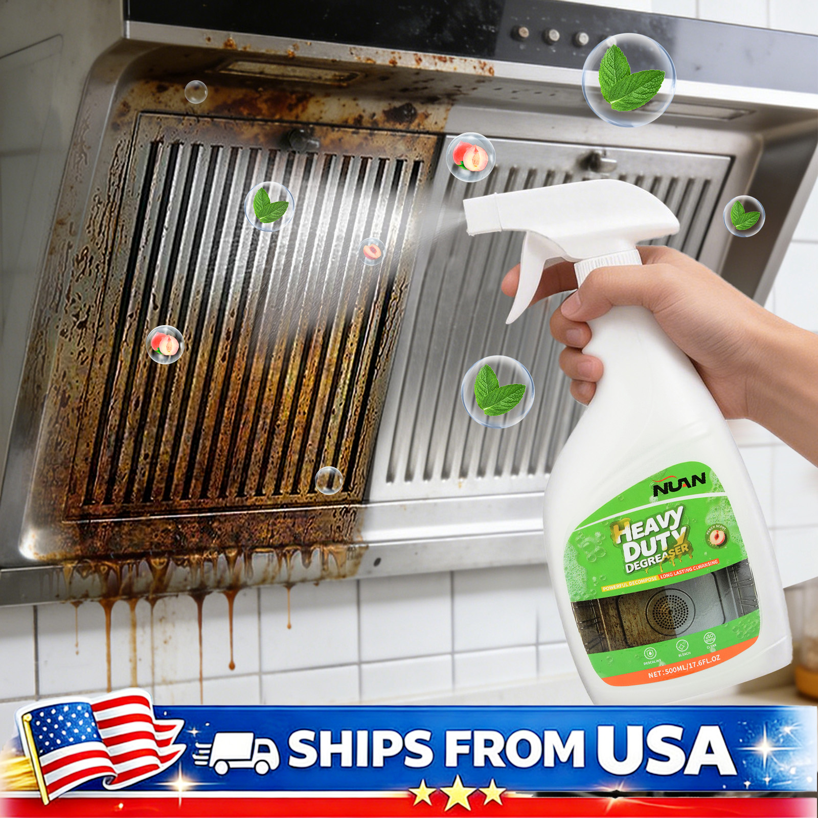 Kitchen Hood Grease Remover Cl - Commercial Kitchen Grease Cleaner avaliação e preço