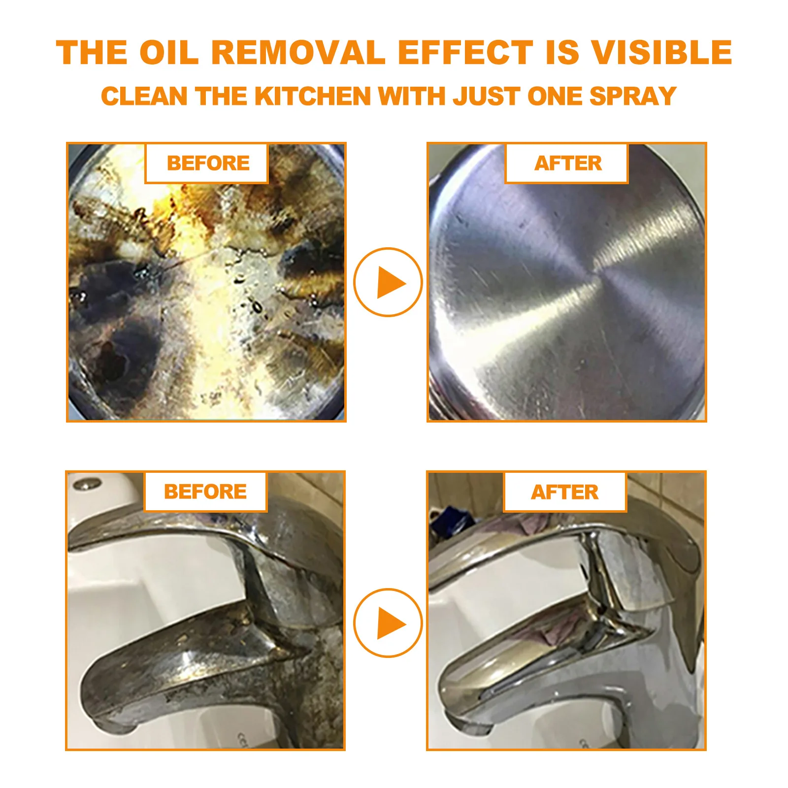 Oil Cleaner Bubble Spray Remov - Commercial Kitchen Grease Cleaner avaliação e preço