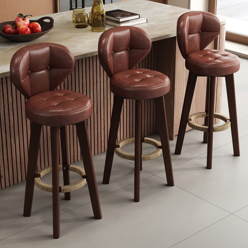 Wooden Legs Unique Bar Stools  - Commercial Kitchen Designer avaliação e preço