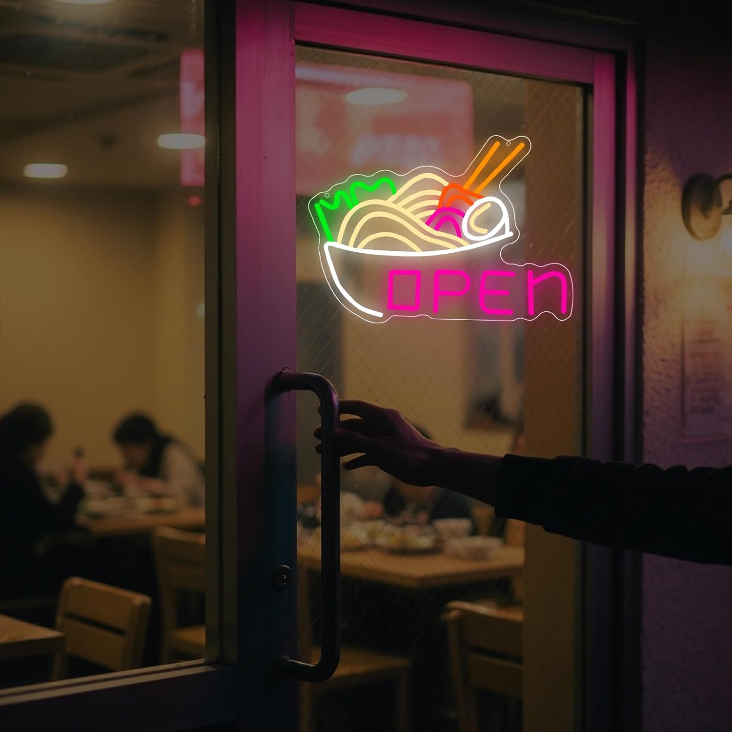 Ramen Bowl Neon Light Open LED - Commercial Kitchen Store avaliação e preço
