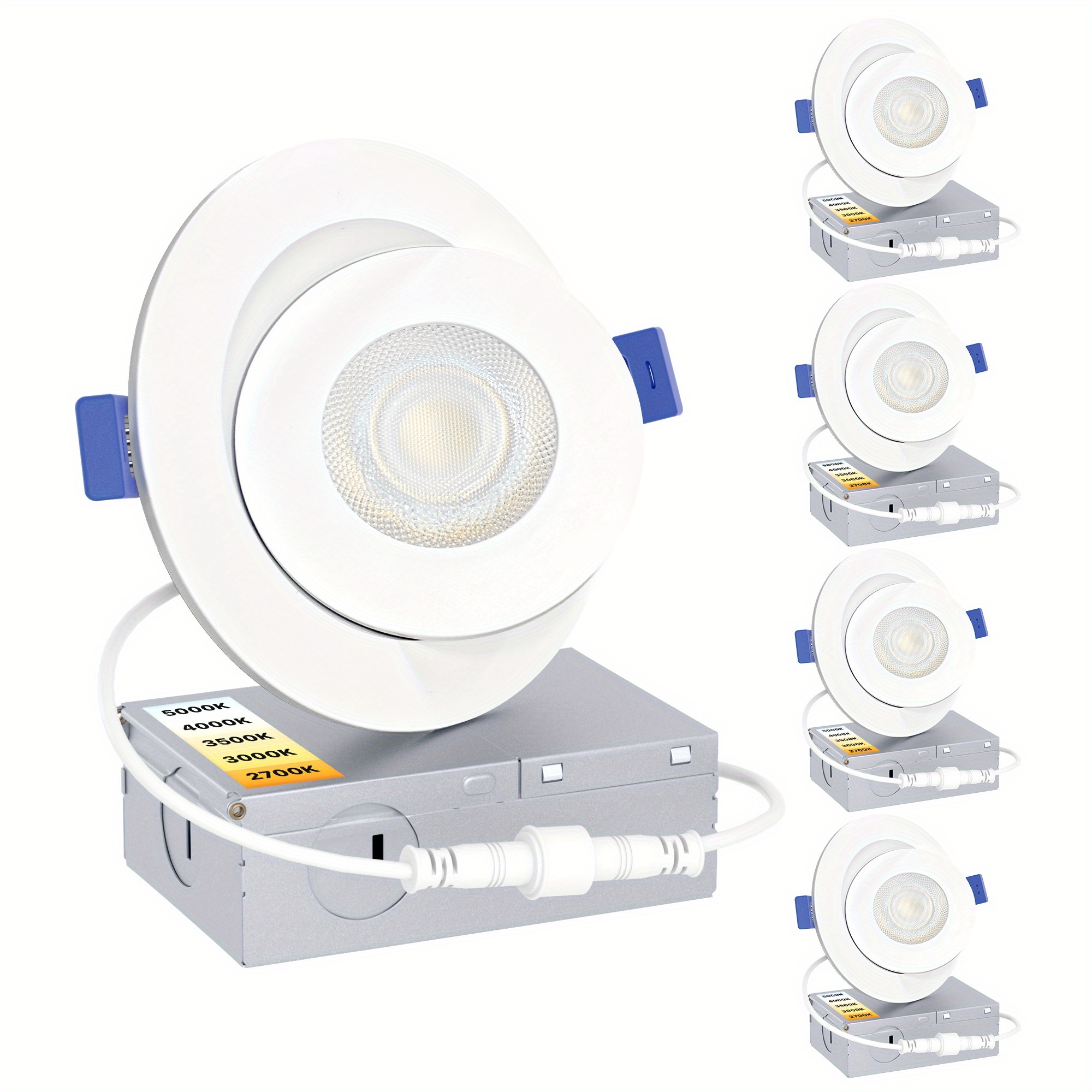 4/6/12 Pack 4-Inch Gimbal LED  - Commercial Kitchen In Residential Home avaliação e preço