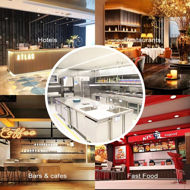 Fast food restaurant equipment - Commercial Kitchen Layouts avaliação e preço