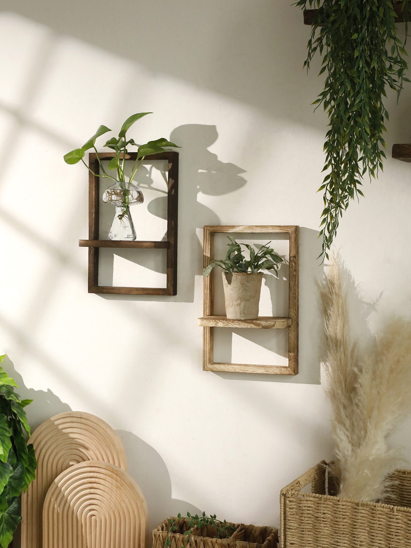 Wooden Display Shelf Floating  - Commercial Kitchen Shed avaliação e preço