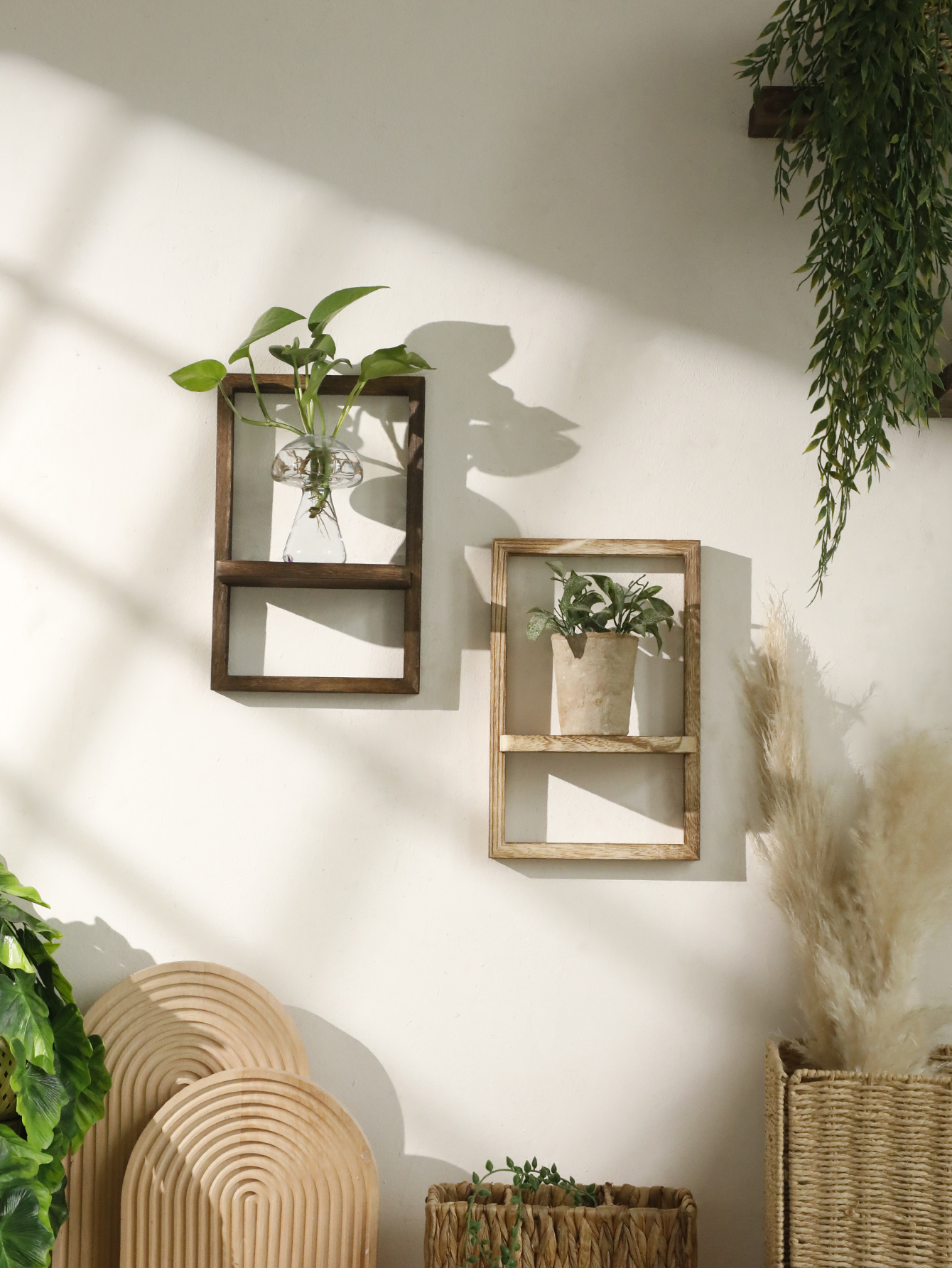 Wooden Display Shelf Floating  - Commercial Kitchen Shed avaliação e preço