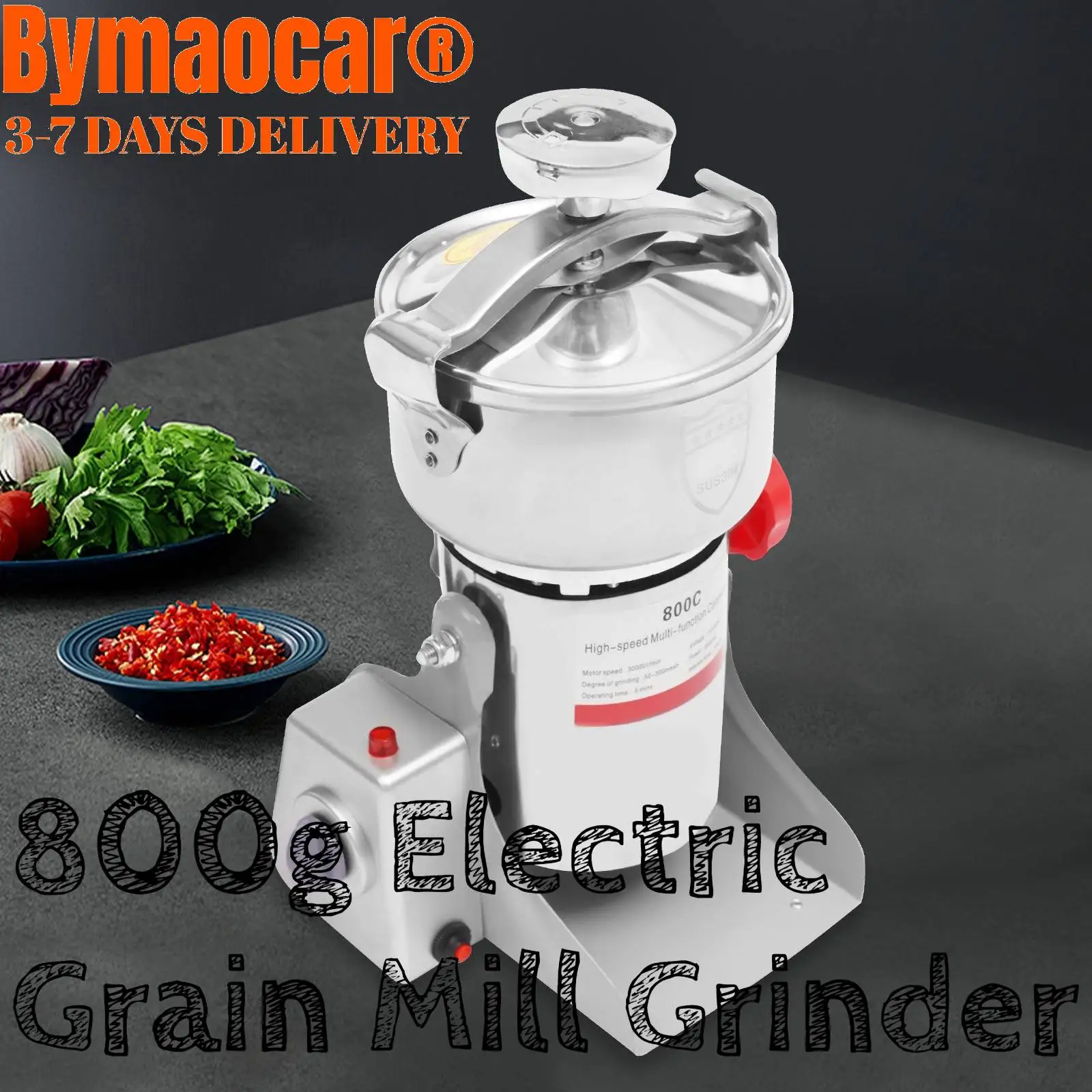 800g Electric Grain Grinder Mi - Commercial Kitchen Store avaliação e preço