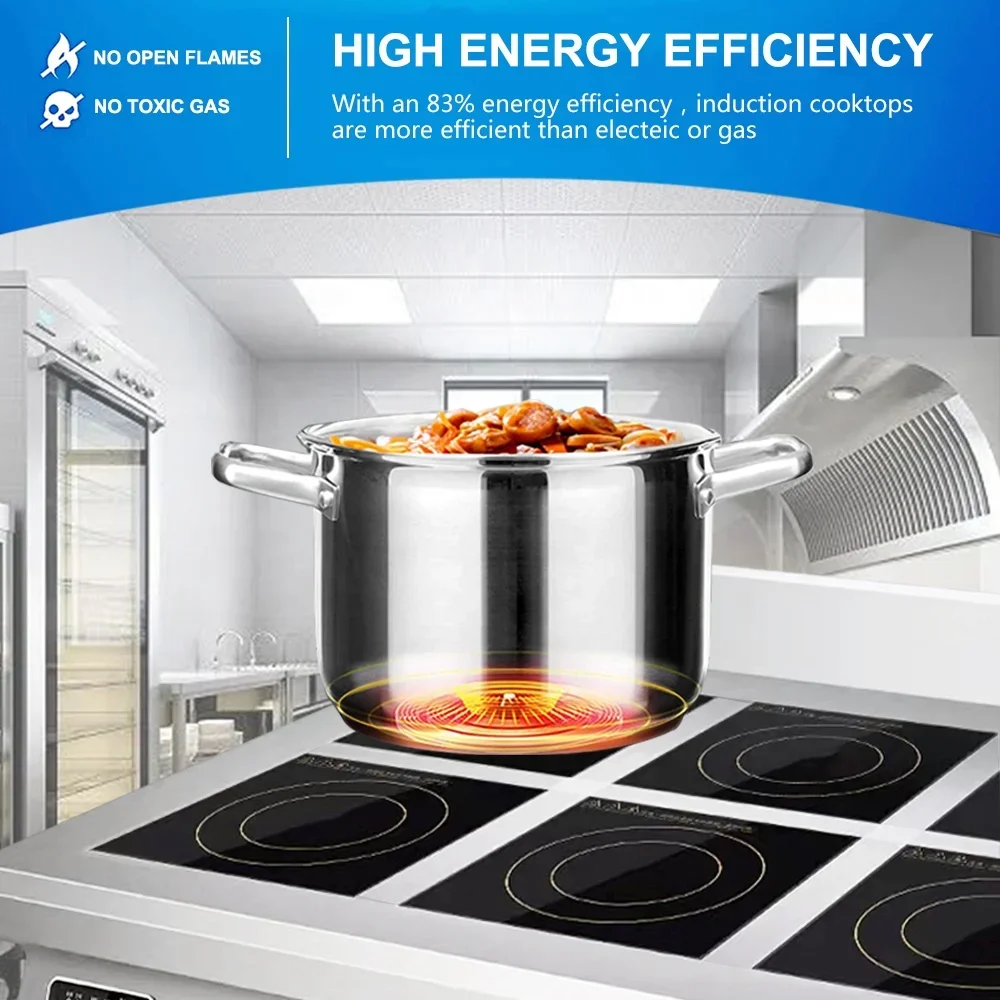 4 Burner Flat Industrial Comme - Range Commercial Kitchen avaliação e preço