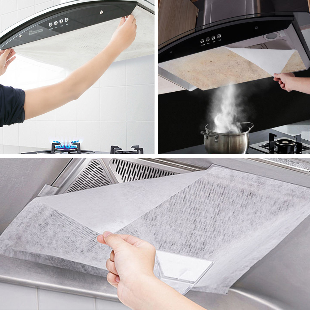 12pcs Disposable Oil-Absorbing - Commercial Kitchen Oil Filter avaliação e preço