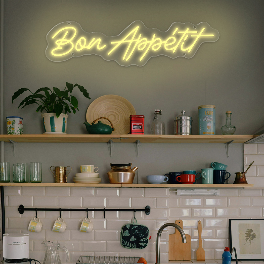 Bon Appetite Neon LED Sign Wal - Commercial Kitchen Store avaliação e preço