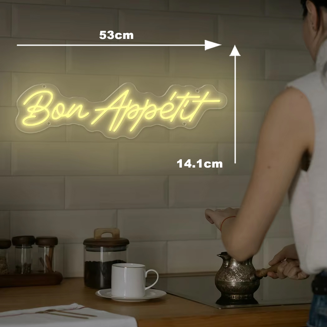 Bon Appetite Neon LED Sign Wal - Commercial Kitchen Store avaliação e preço