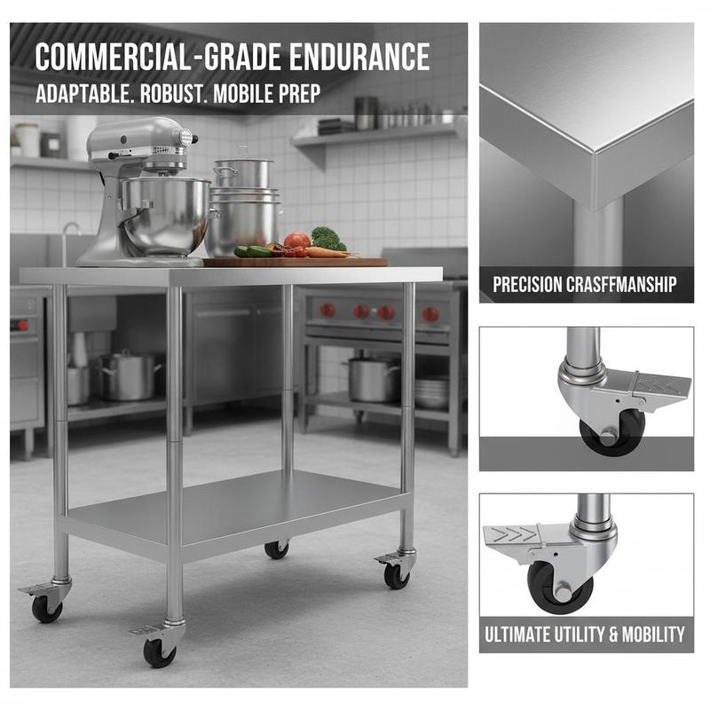 Metal Prep Station 24 x 24 x 3 - Commercial Kitchen Designer avaliação e preço