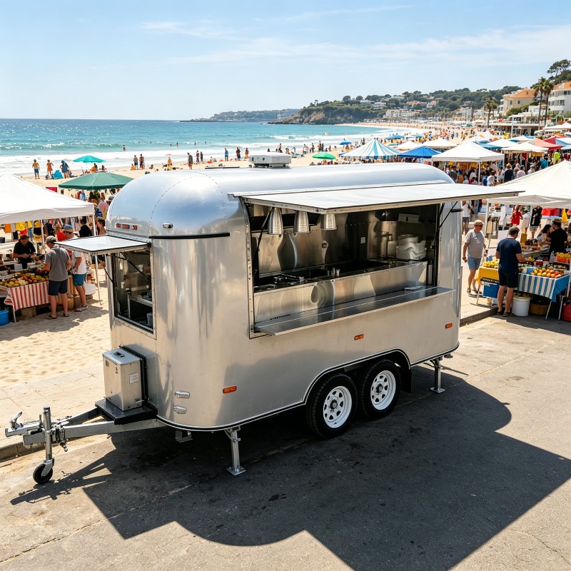 Stainless Steel Food Trailer M - Commercial Kitchen Layouts avaliação e preço