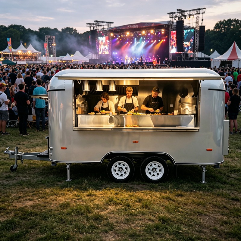 Stainless Steel Food Trailer M - Commercial Kitchen Layouts avaliação e preço