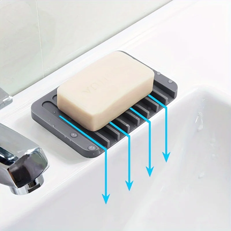 New 1PC Silicone Draining Soap - Commercial Kitchen Shed avaliação e preço