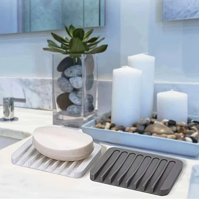 New 1PC Silicone Draining Soap - Commercial Kitchen Shed avaliação e preço