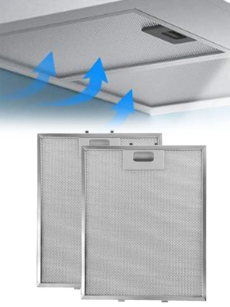 2PCS Cooker Hood Filters Metal - Commercial Kitchen Oil Filter avaliação e preço