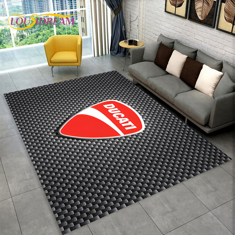 3D D-Ducati Pattern Area Rug L - Commercial Kitchen Floor avaliação e preço
