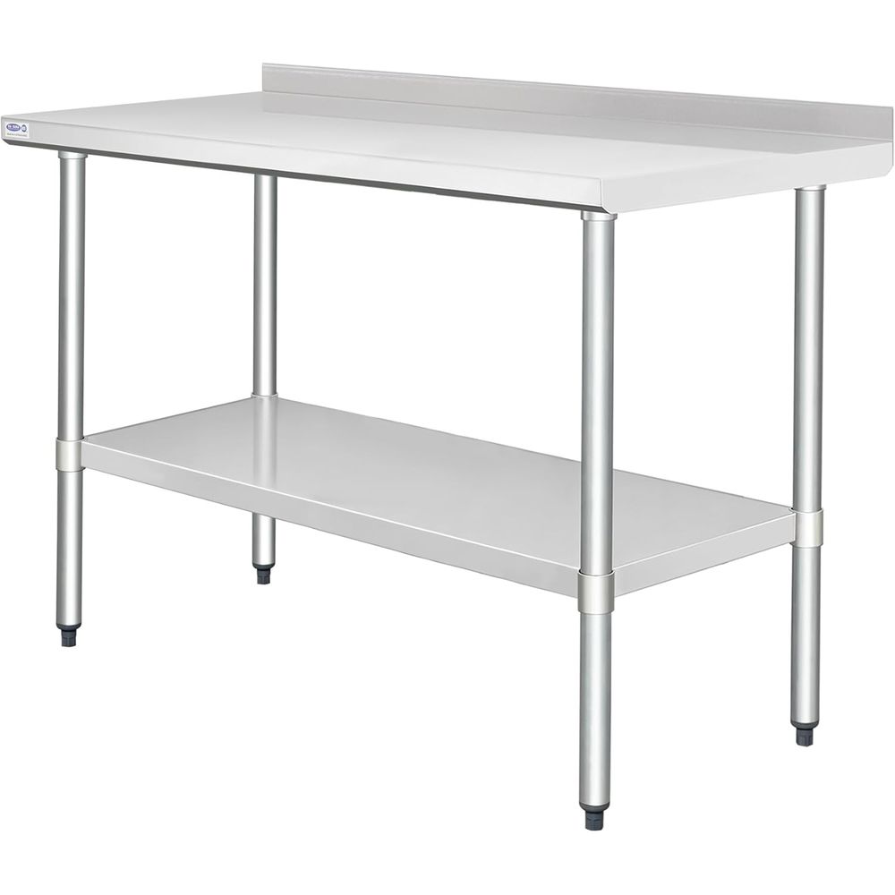 HARDURA StainlSteel Table with - Commercial Kitchen Backsplash avaliação e preço