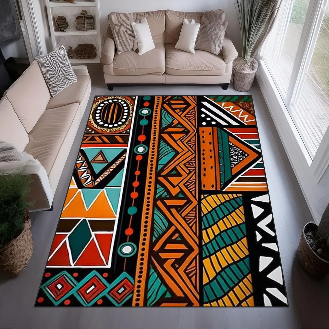 African Savannah Area Rug Ethn - Commercial Kitchen Floor avaliação e preço