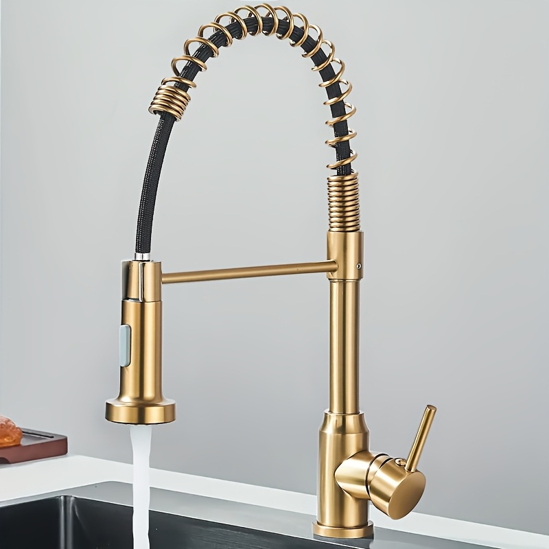 Matte Black Kitchen Faucet Fea - Commercial Kitchen Tap With Spray avaliação e preço