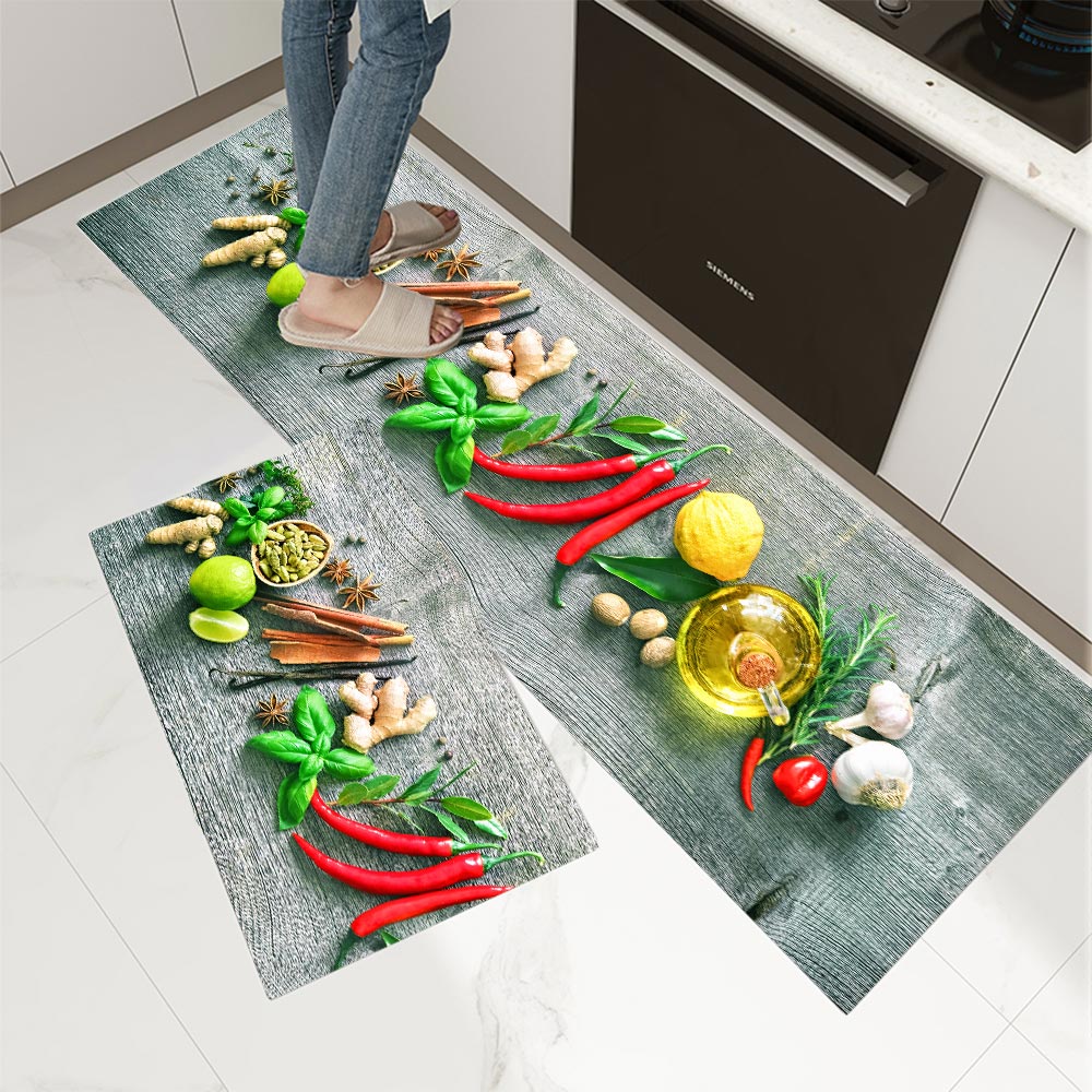 1PC Vegetable Grains Spices Ki - Commercial Kitchen Floor avaliação e preço