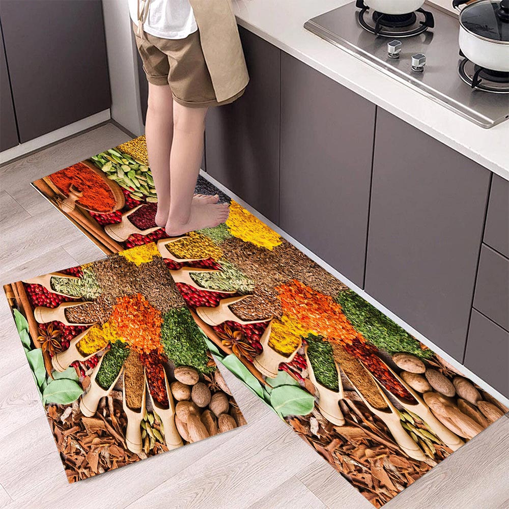 1PC Vegetable Grains Spices Ki - Commercial Kitchen Floor avaliação e preço