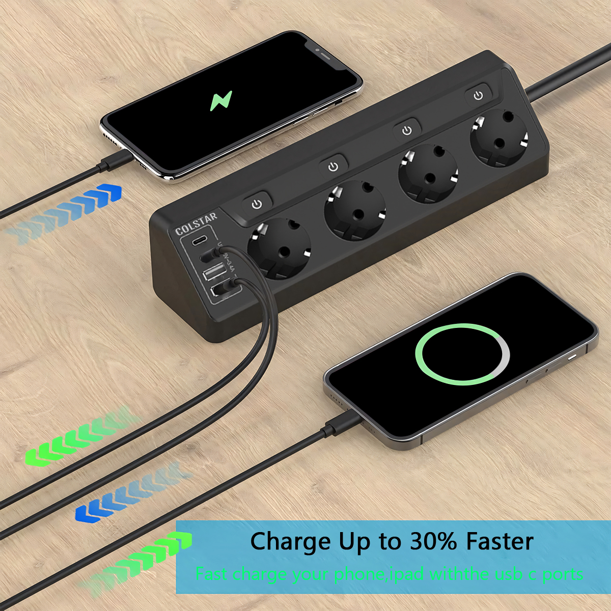 Power Strip Multi Plug 4 Socke - Commercial Kitchen In Residential Home avaliação e preço